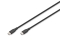 DIGITUS USB 2.0 Kabel Typ C -C Silikon St/St 1m schwarz