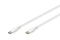 DIGITUS USB 2.0 Kabel Typ C -C Silikon St/St 1m weiß
