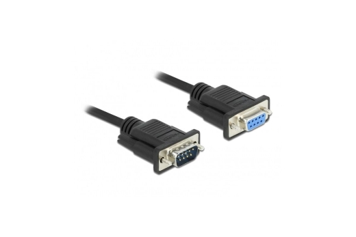 DELOCK Kabel Seriell D-Sub9 3m St/Bu mit schmalem St-gehäuse