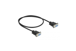 DELOCK Kabel Seriell Nullmodem D-Sub9 0,5m Bu mit...