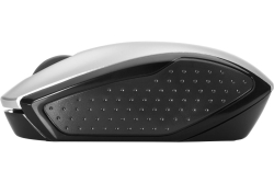 HP Maus 200 Kabellos USB-A 3-Tasten Silber/Schwarz