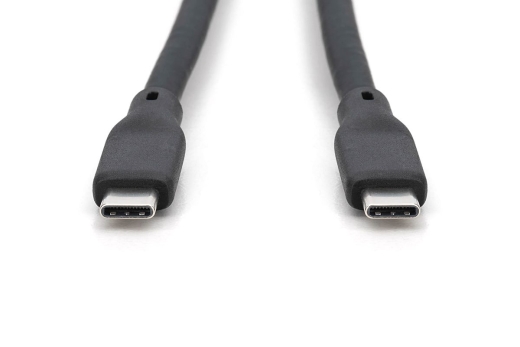 DIGITUS USB 3.2 Kabel Typ C -C Silikon St/St 1m schwarz