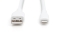 DIGITUS USB 2.0 Kabel Typ A-Lightning Silikon 1m MFI weiß