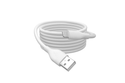DIGITUS USB 2.0 Kabel Typ A-Lightning Silikon 2m MFI weiß