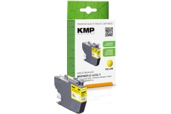 KMP Patrone Brother MFC-J1010DW LC421XLY yellow 500S. 7ml...