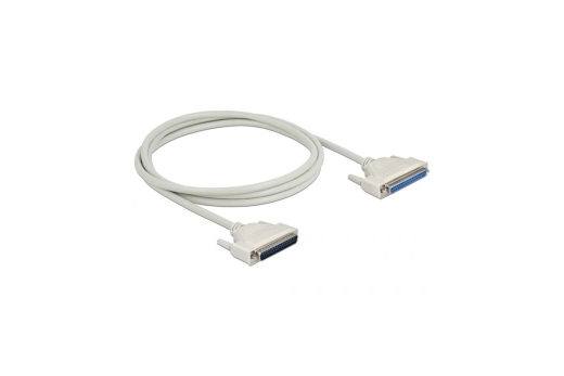 DELOCK Serielles Kabel D-Sub 37 Stecker zu Buchse 2 m