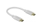 DELOCK USB Type-C Ladekabel 15 cm PD 100 W weiß
