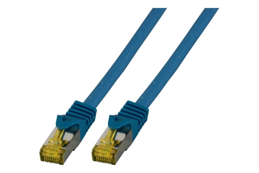 EFB RJ45 Patchk. Cat.6a S/FTP LSZH Cat.7 Rohk. 0.15m blau