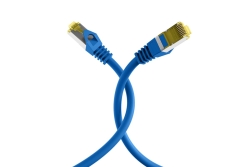 EFB RJ45 Patchk. Cat.6a S/FTP LSZH Cat.7 Rohk. 0.15m blau