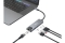 Equip Adapter USB-C->RJ45/2xUSB-A/USB-C/PD 0.25m Alu.