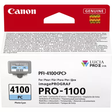 Patrone Canon PFI-4100PC photo cyan