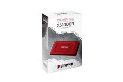 SSD 2TB Kingston Portable SSD XS1000 USB3.2 Gen2 Red retail
