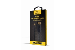gembird USB-C auf Display-Port Adapter, schwarz (4k 60Hz)