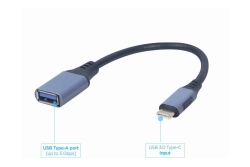 gembird USB 3.0 Typ-C (Stecker) auf Typ-A (Buchse) adapter
