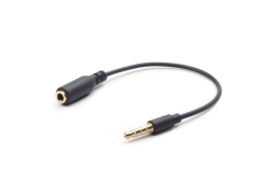 gembird 3,5mm Audio Crossover Adapterkabel, schwarz