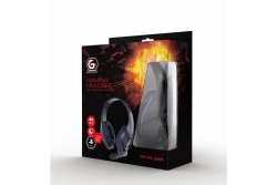 gembird Gaming-Headset Lautstärkereg, blau-schwarz, 3,5 mm