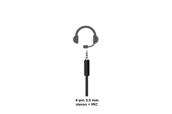 gembird Gaming-Headset Lautstärkereg, blau-schwarz, 3,5 mm