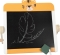 Kreidetafel und Whiteboard „Safari“
