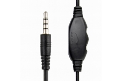 gembird Stereo-Headset mit Mikrofon, Schw.