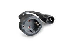 gembird Netzadapterkabel (C14-Stecker auf Schuko-Buchse)