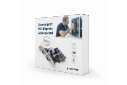 gembird PCI-Express-Zusatzkarte 2 seriellen Anschlüssen