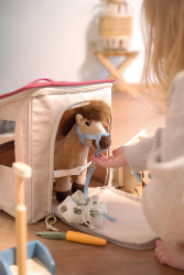 Spielset Pferd mit Stall und Zubehör in der Tasche