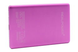 REALPOWER PB-5000 MAG ultra Slim,5000mAh,MAGSAFE,Rosa
