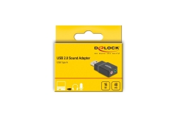 DELOCK Externe USB Soundkarte 2x3,5mm Klinkenbu. Plug&Play