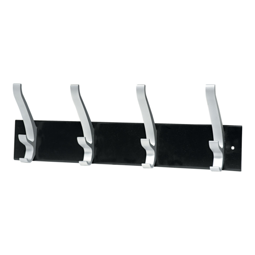 Wandgarderobe CYPRES 4 Haken grau-schwarz