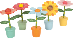 Display Drückfiguren Blumen