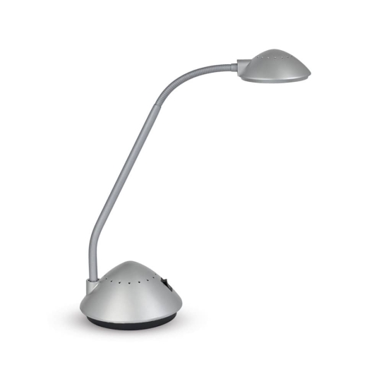 LED-Tischleuchte MAULarc, 3000 Kelvin, silber