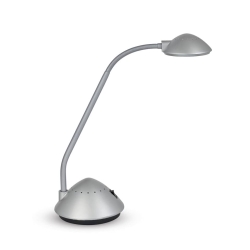 LED-Tischleuchte MAULarc, 3000 Kelvin, silber