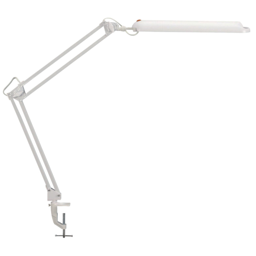 LED-Tischleuchte MAULatlantic - weiß, Klemmfuß