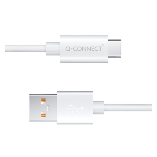 Ladekabel USB-C 3.1/USB-A 3.0 1,2m weiß