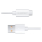 Ladekabel USB-C 3.1/USB-A 3.0 1,2m weiß