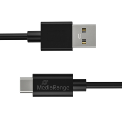 Ladekabel USB 3.0 Typ C - 1,2 m, schwarz