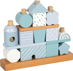 Stapelhaus blau