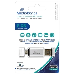 USB Mobile 2 in 1 OTG USB-Stick 8GB