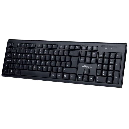 Funk-Tastatur - QWERTZ, schwarz