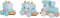 Holzzug blau