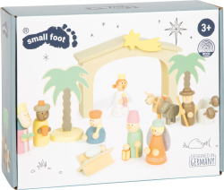 Spielset Holzkrippe Weihnachtsgeschichte
