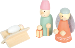 Spielset Holzkrippe Weihnachtsgeschichte