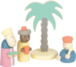 Spielset Holzkrippe Weihnachtsgeschichte