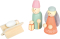 Spielset Holzkrippe Weihnachtsgeschichte