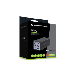 USB-Ladegerät PD 3.1, USB-C-Ladekabel, 6-Port 200W...