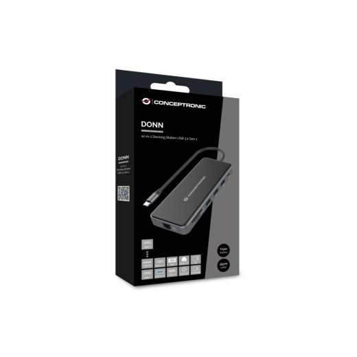 Dockingstation 12-in-1 USB 3.2 Gen 1