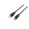 USB-Kabel 2.0, Type-A to B, 1m, M/M, 480Mbps, schwarz