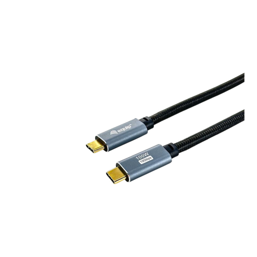 USB-Kabel 3.2 Gen 2, Type-C to C, 2m, M/M, 4K/60Hz, 10Gbps, schwarz