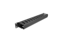 DELOCK 19 Kabelmanagement Rangierpanel 1 HE schwarz
