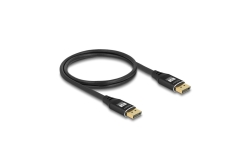 DELOCK DisplayPort Kabel 8K 60Hz 3m schwarz Metall